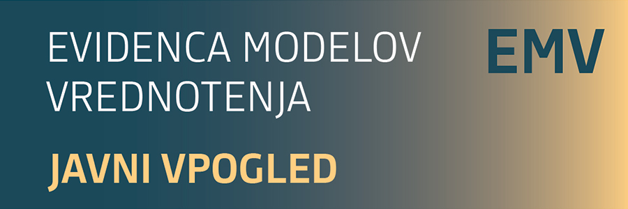 Ilustrativna slika za javni vpogled v evidenco modelov vrednotenja
